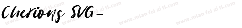 Cherions SVG字体转换